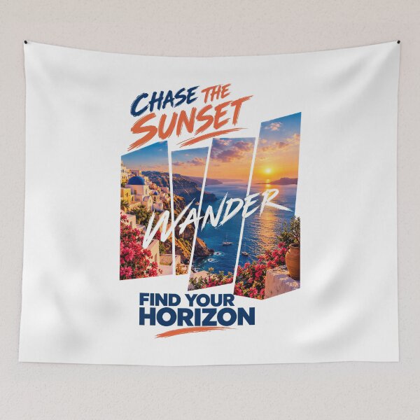 Item preview, Chase The Sunset Wander And Find Your Horizon designed and sold by KLERIKSTORE.