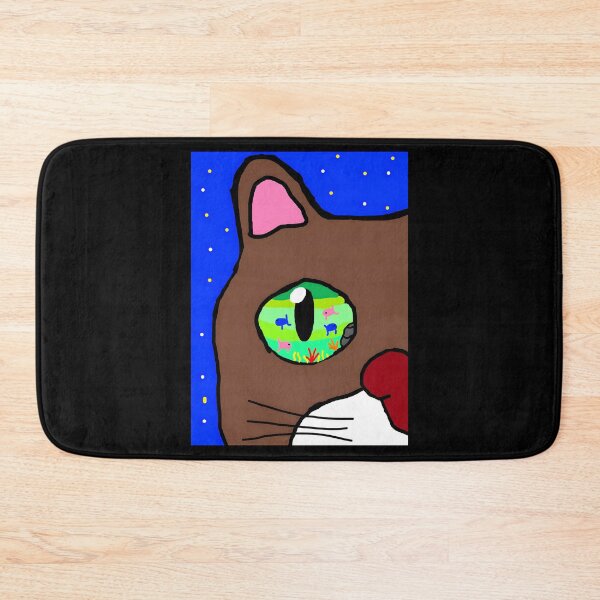 Item preview, Cat Eye with Underwater Scene designed and sold by elijbclaude.