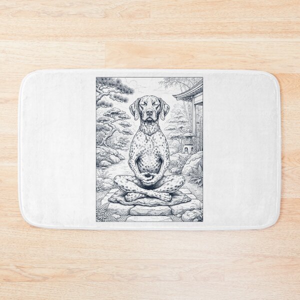 Item preview, Vintage German Shorthaired Pointer Yoga Poses Funny Meditation Dog Mom Lover designed and sold by dian-rody-crest.