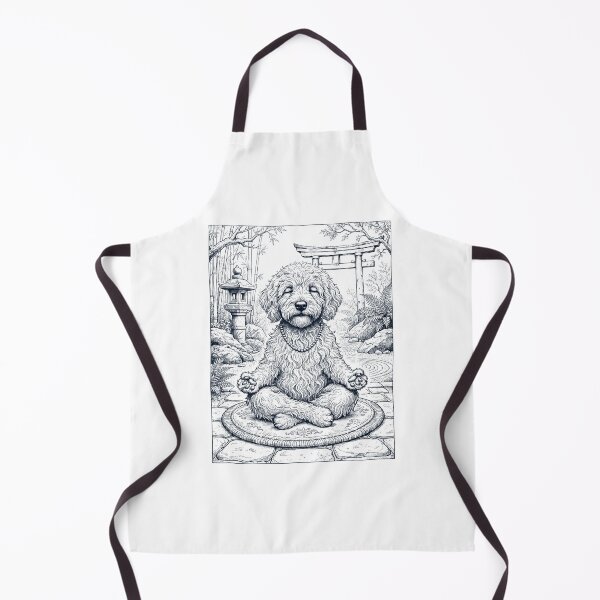 Item preview, Vintage Goldendoodle Yoga Poses Funny Meditation Dog Mom Lover designed and sold by dian-rody-crest.