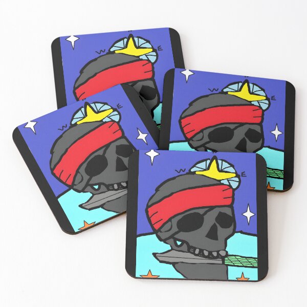Item preview, Bold Skull with a Red Bandana and Compass designed and sold by elijbclaude.