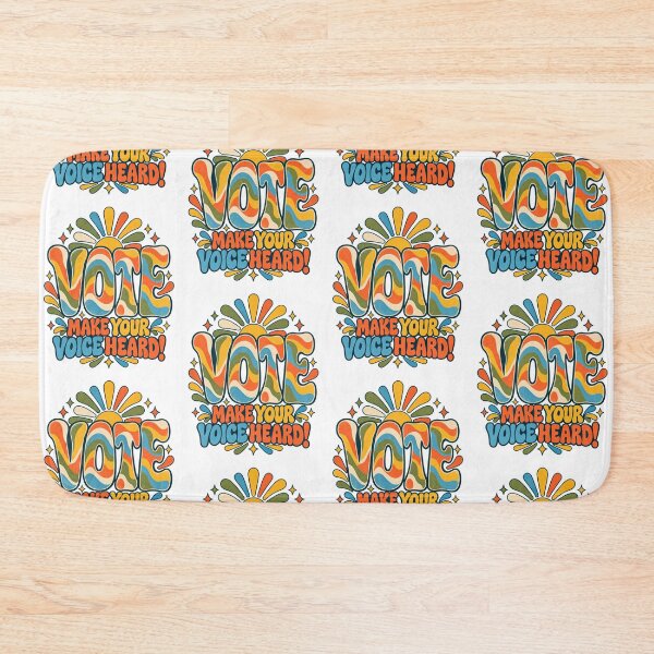 Item preview, Vote Make Your Voice Heard Retro Voting Design, Election Day designed and sold by EmmaSchaffer1.