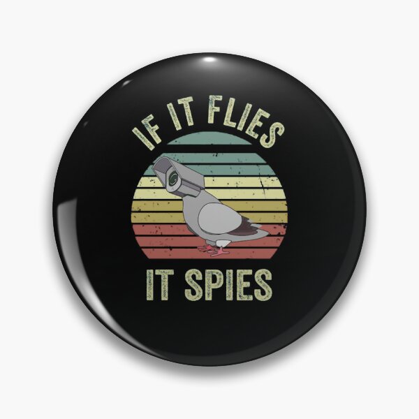 Item preview, If It Flies It Spies Funny Pigeon Camera designed and sold by Jadesrkus4.