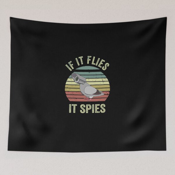 Item preview, If It Flies It Spies Funny Pigeon Camera designed and sold by Jadesrkus4.