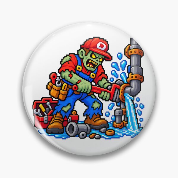 Item preview, Zombie Plumber designed and sold by TOMSZE.