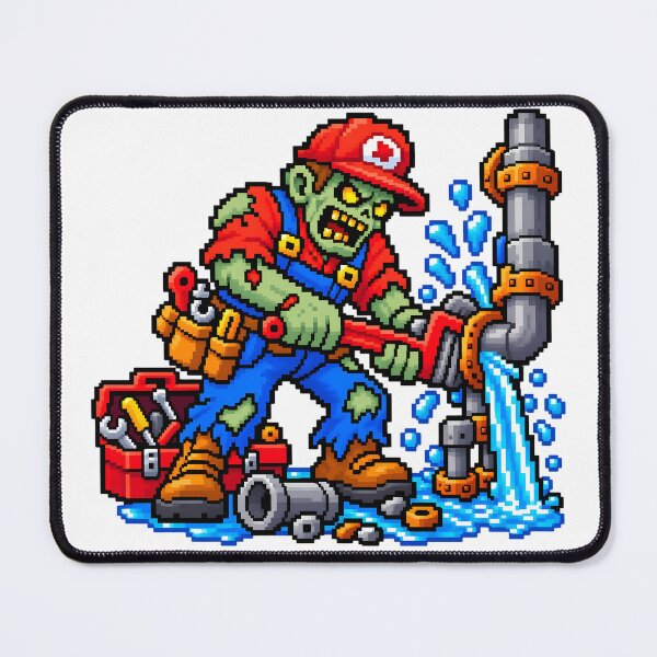 Item preview, Zombie Plumber designed and sold by TOMSZE.
