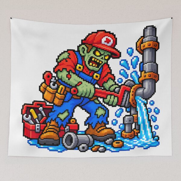 Item preview, Zombie Plumber designed and sold by TOMSZE.