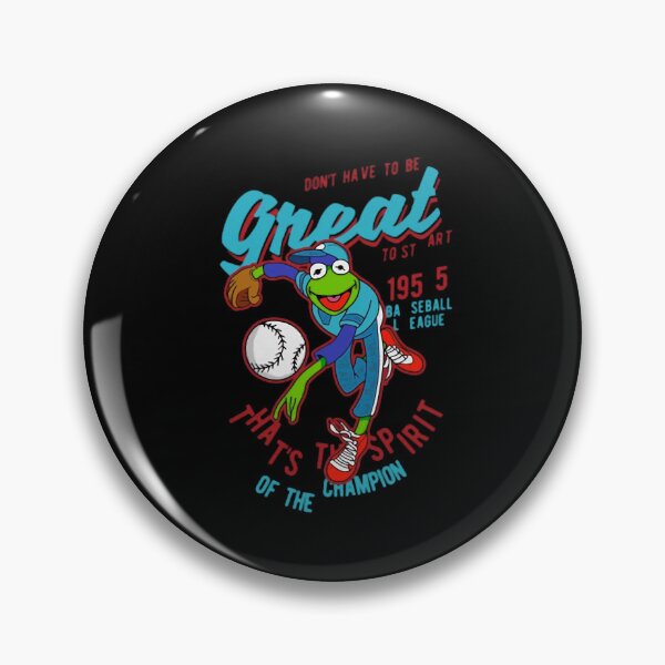 Item preview, Retro Cartoon Frog Baseball Player League designed and sold by Jadesrkus4.