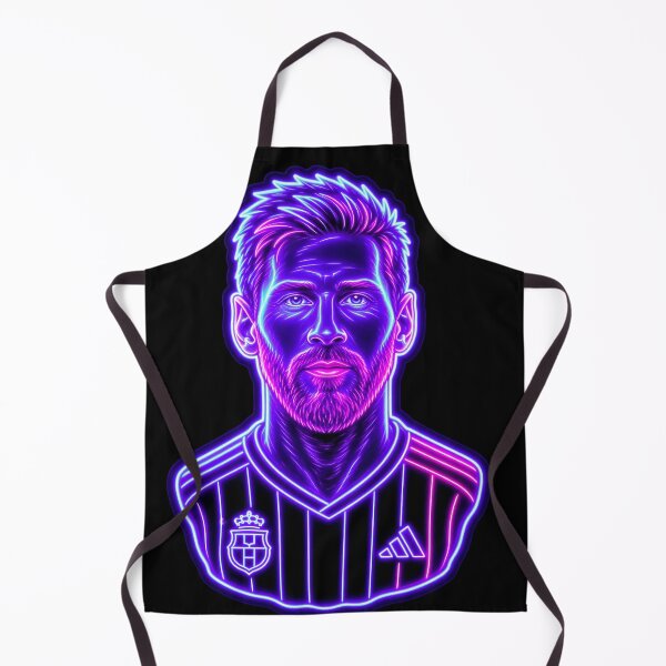 Item preview, Neon Lionel Messi Electric Purple Football Legend designed and sold by ExploreAura Studio.