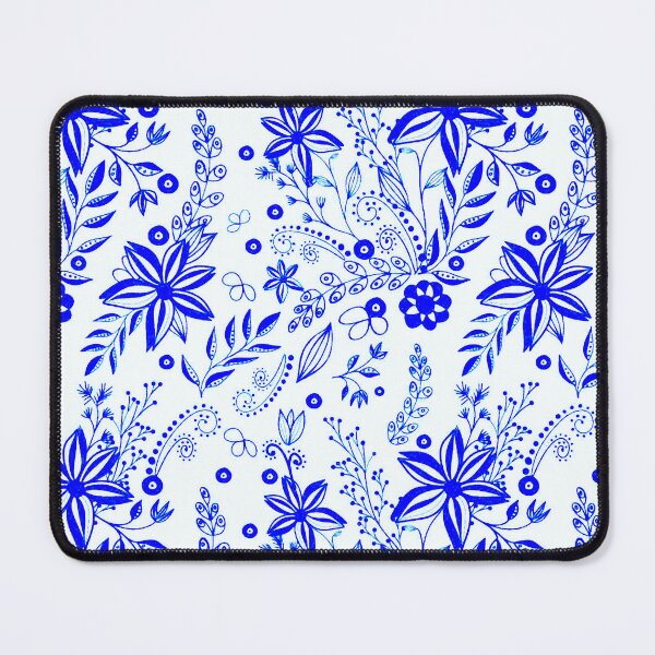 Item preview, Blue Flower Doodles designed and sold by ViaARTfactory.