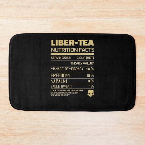 Item preview, Liber Tea Nutrition Facts Democracy Parody designed and sold by Jadesrkus4.