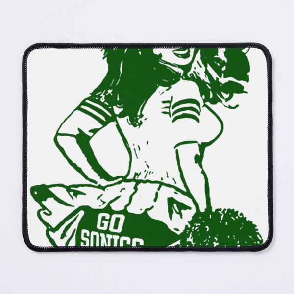 Item preview, Retro Supersonics Basketball Cheerleader designed and sold by BrandyMor.