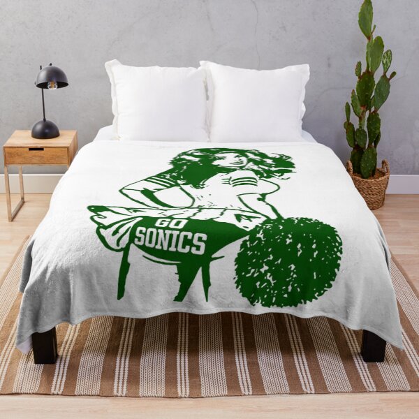Item preview, Retro Supersonics Basketball Cheerleader designed and sold by BrandyMor.