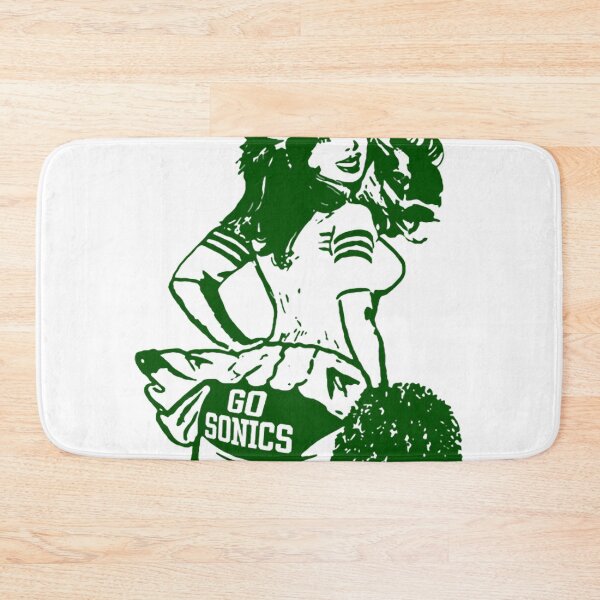 Item preview, Retro Supersonics Basketball Cheerleader designed and sold by BrandyMor.