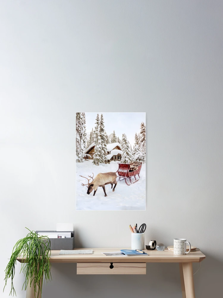 Thumbnail 2 of 3, Poster, Winter Ride designed and sold by galdesign.