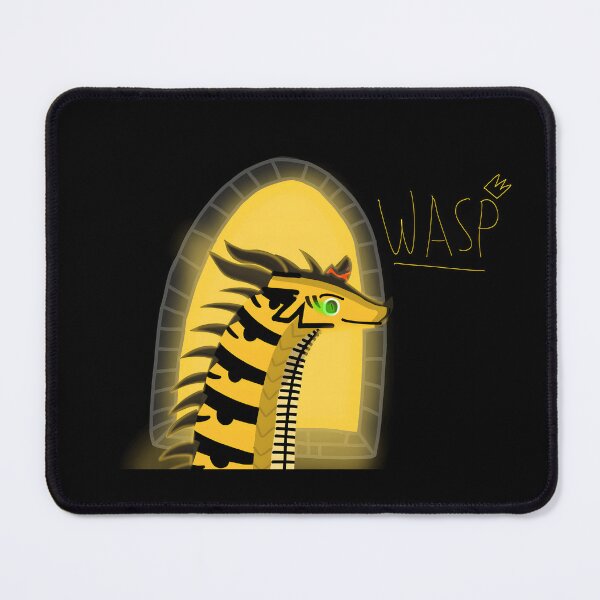 Item preview, Wasp Inspired Art with Yellow and Black Snake designed and sold by elijbclaude.