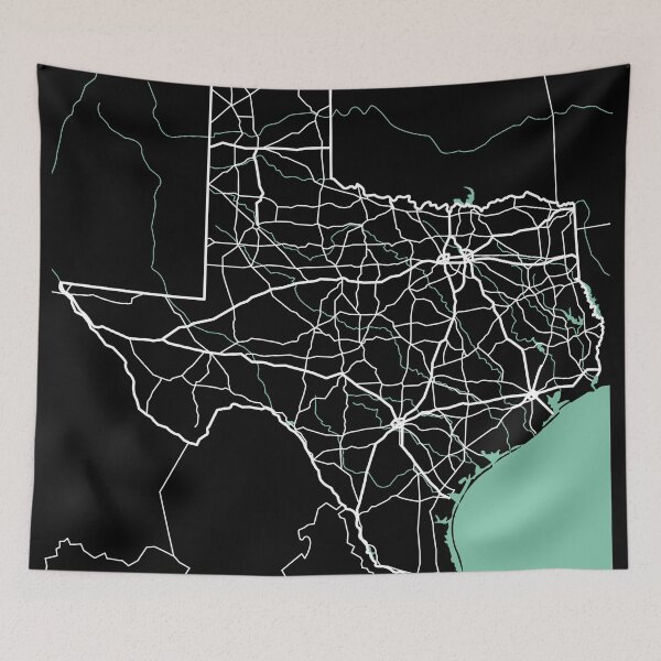 Item preview, Texas Map State TX USA designed and sold by MapsByLeo.