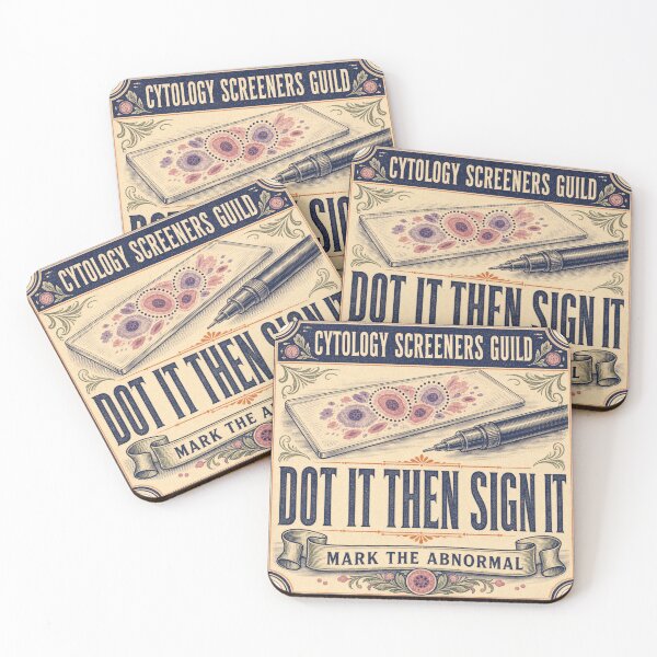 Item preview, Dot It Then Sign It Cytology Slide Marking Label designed and sold by BoosterShop.