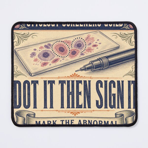 Item preview, Dot It Then Sign It Cytology Slide Marking Label designed and sold by BoosterShop.