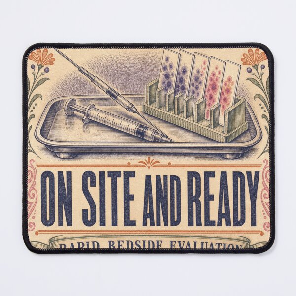 Item preview, On Site And Ready Fine Needle Aspiration Cytology Label designed and sold by BoosterShop.