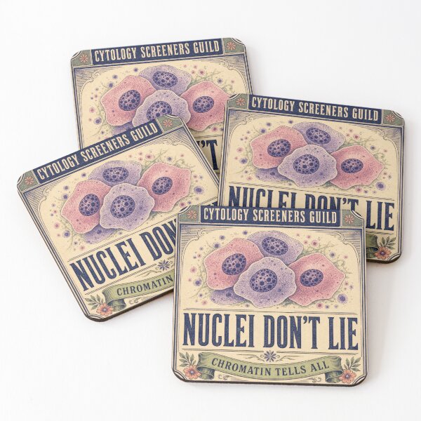 Item preview, Nuclei Don't Lie Cytotechnology Chromatin Label designed and sold by BoosterShop.