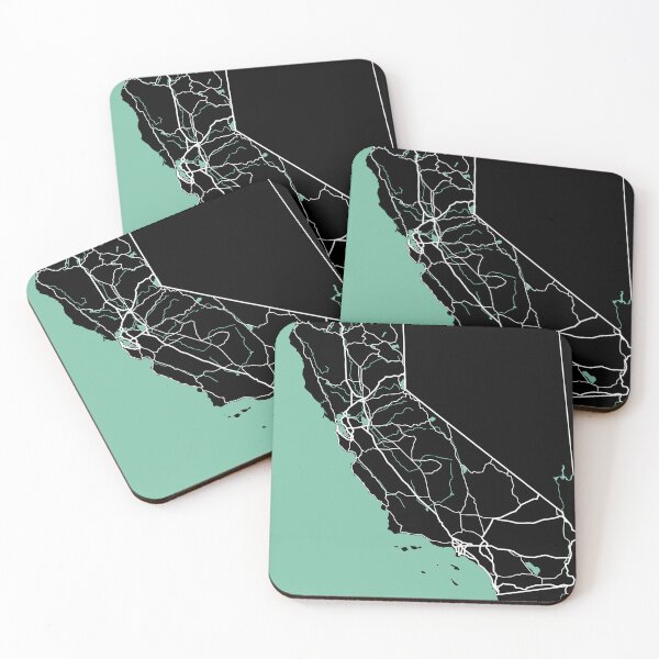 Item preview, California Map State CA United States  designed and sold by MapsByLeo.