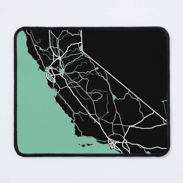 Item preview, California Map State CA United States  designed and sold by MapsByLeo.