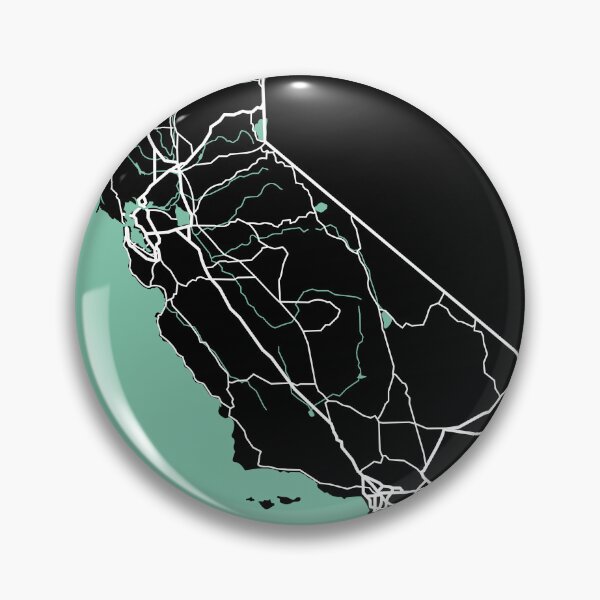 Item preview, California Map State CA United States  designed and sold by MapsByLeo.