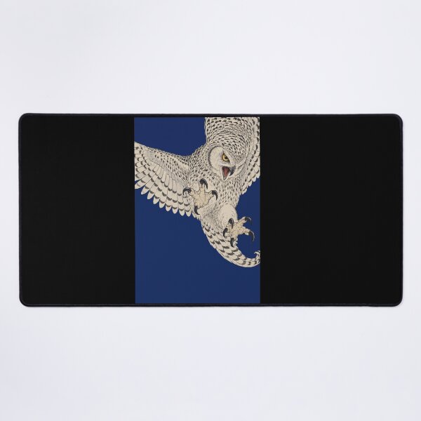 Item preview, Silent Stoop Owl Woodblock Print designed and sold by WAVE-JP.