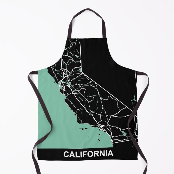 Item preview, California Map State CA United States designed and sold by MapsByLeo.