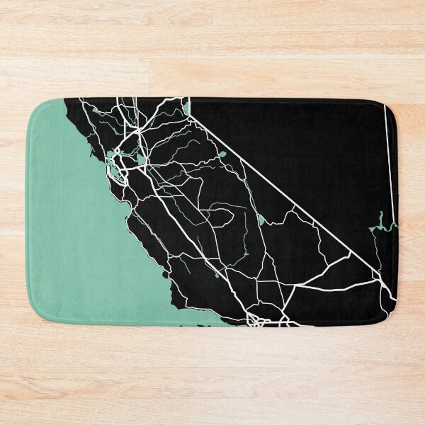 Item preview, California Map State CA United States  designed and sold by MapsByLeo.
