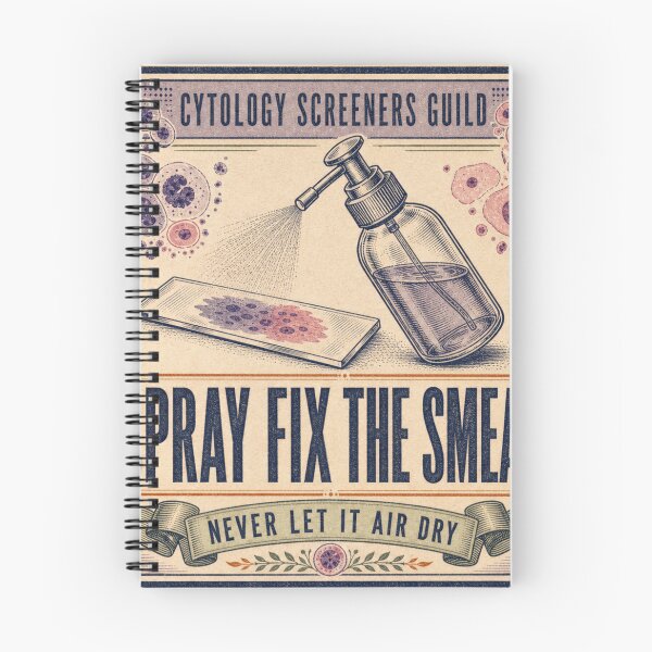 Item preview, Spray Fix The Smear Cytology Lab Fixative Label designed and sold by BoosterShop.