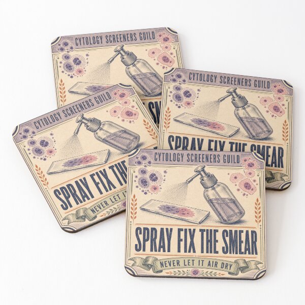 Item preview, Spray Fix The Smear Cytology Lab Fixative Label designed and sold by BoosterShop.