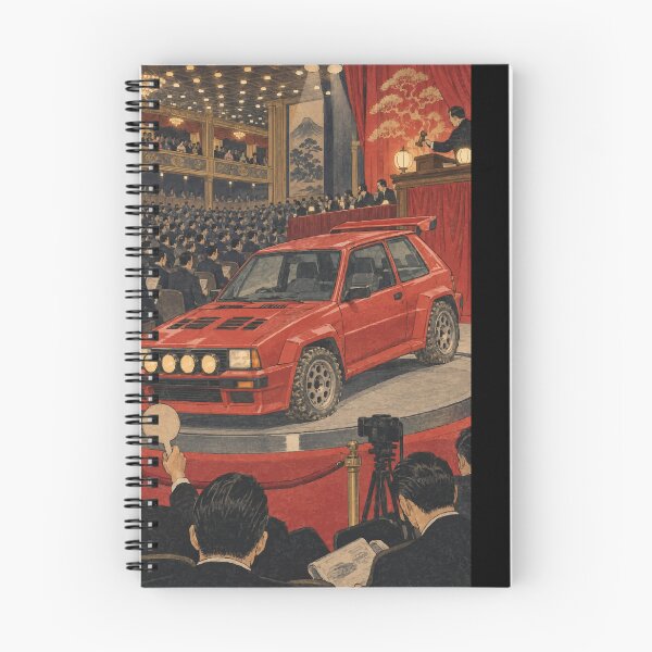 Item preview, Woodblock Rally Coupe at Night Auction designed and sold by WAVE-JP.