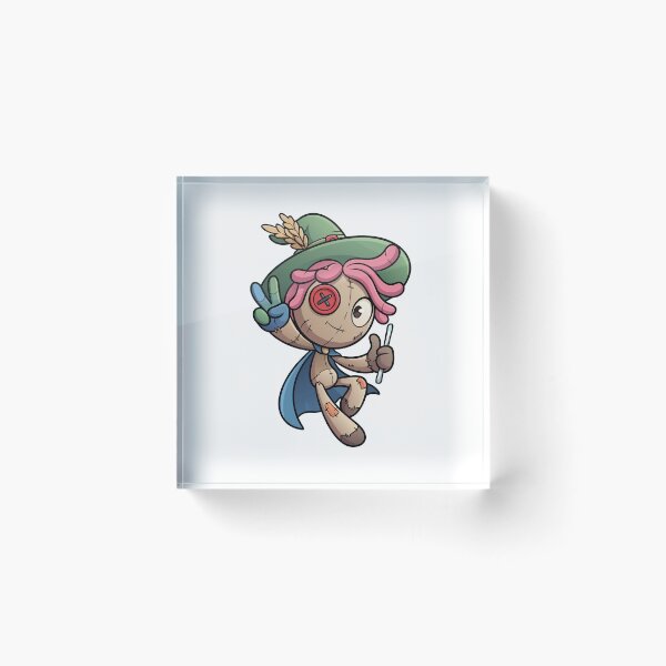 Item preview, Cute Voodoo Doll Wizard Scarecrow Magic Ragdoll Fantasy Art designed and sold by Rupesh-Art26.