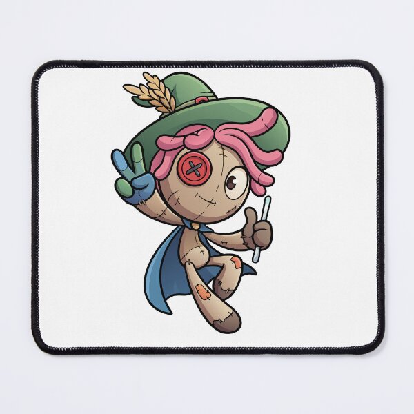 Item preview, Cute Voodoo Doll Wizard Scarecrow Magic Ragdoll Fantasy Art designed and sold by Rupesh-Art26.