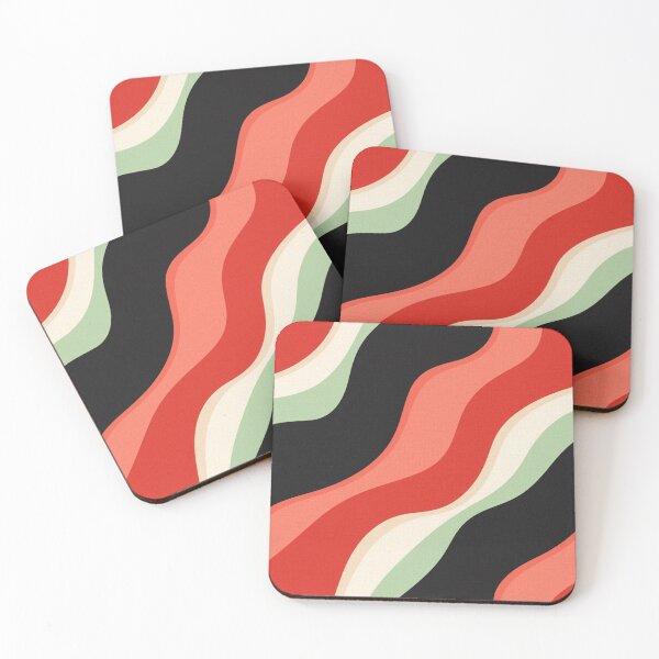 Item preview, Abstract wavy stripescpattern designed and sold by DuliDoodles.