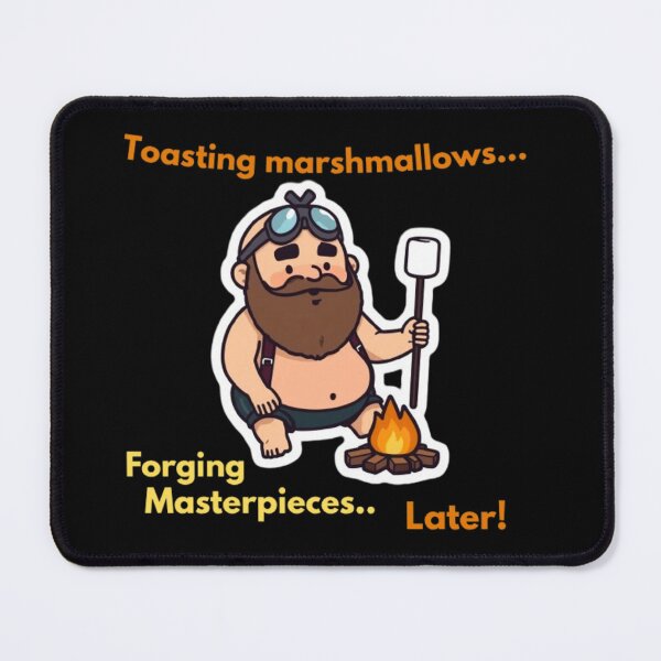 Item preview, Funny Hephaestus Blacksmith God Procrastination Cartoon designed and sold by LazyDayzCo.