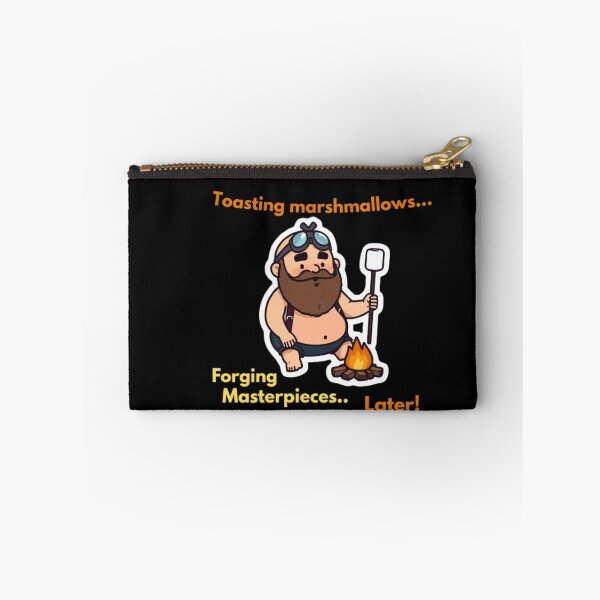 Item preview, Funny Hephaestus Blacksmith God Procrastination Cartoon designed and sold by LazyDayzCo.