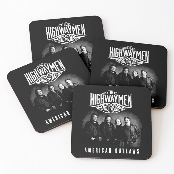 Item preview, The Highwaymen Live American Outlaws Design designed and sold by Fibi-studio.