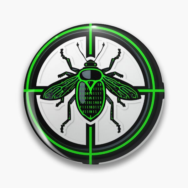 Item preview, Cyber Security Bug Hunter Ethical Hacker Badge Sticker designed and sold by Gulele7.