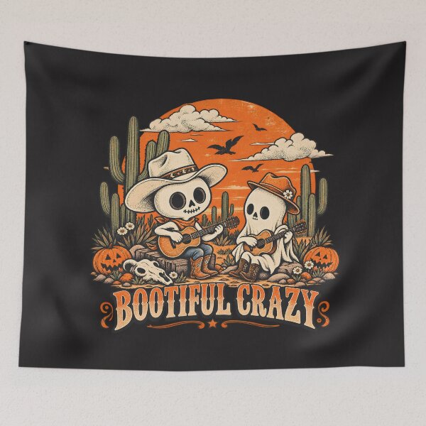 Item preview, BOOTIFUL CRAZY — Ghost Cowboy Duo designed and sold by AwesomeBeyondLimits.