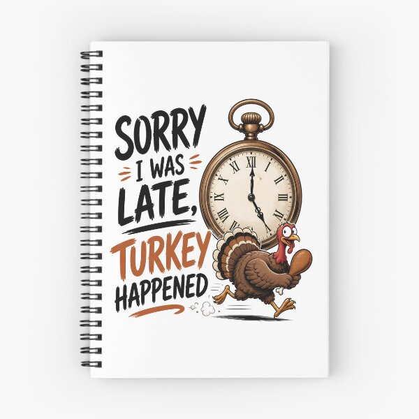 Item preview, Sorry I'm Late Thanksgiving designed and sold by KristenosNehk.