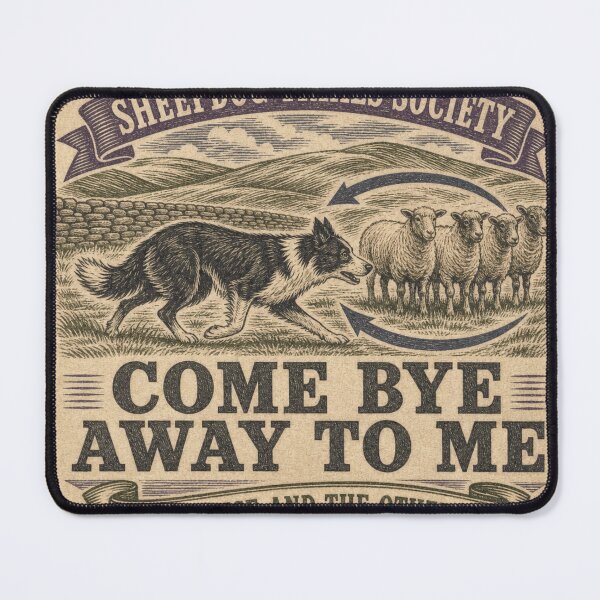 Item preview, Come Bye Away To Me Border Collie Herding Commands designed and sold by BoosterShop.