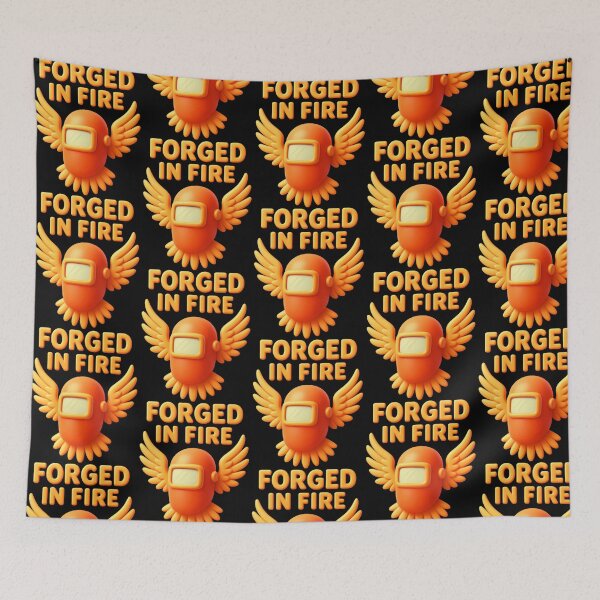 Item preview, Soldador estadounidense forjado en el fuego designed and sold by thationchris.