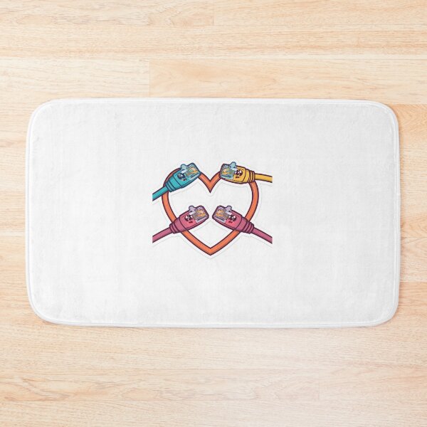 Item preview, Cute Ethernet Cables Network Love IT Sticker designed and sold by Gulele7.