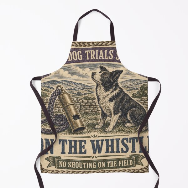 Item preview, On The Whistle Sheepdog Whistle Border Collie Card designed and sold by BoosterShop.