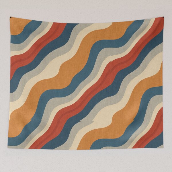 Item preview, Abstract wavy pattern designed and sold by DuliDoodles.