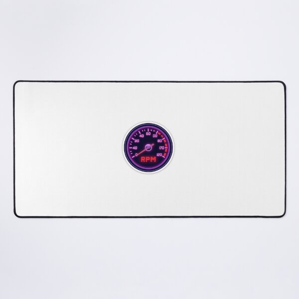 Item preview, Retro Synthwave Tachometer RPM Redline Racing Sticker designed and sold by Gulele7.