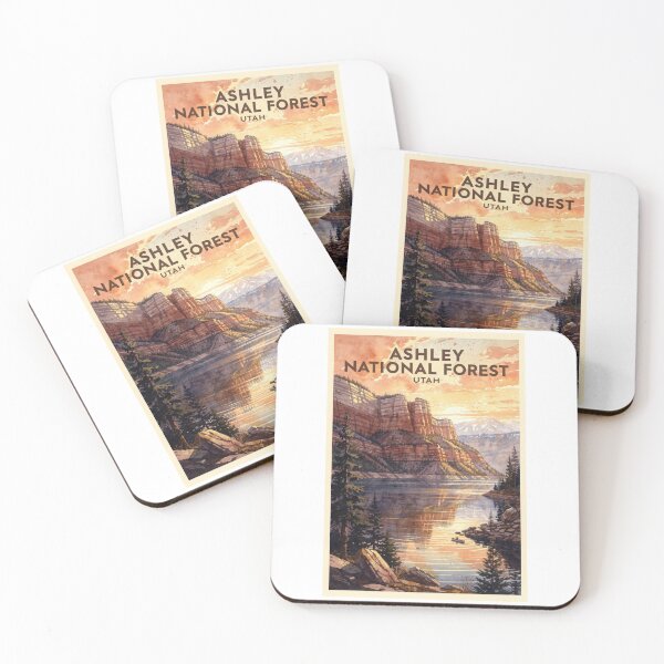 Item preview, Ashley National Forest Utah Vintage Watercolor Travel designed and sold by Teelogic.